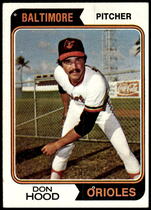 1974 Topps Base Set #436 Don Hood
