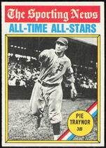 1976 Topps Base Set #343 Pie Traynor