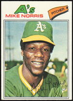 1977 Topps Base Set #284 Mike Norris
