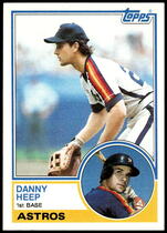 1983 Topps Base Set #538 Danny Heep