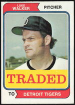 1974 Topps Traded #612 Luke Walker