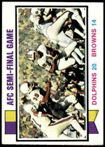 1973 Topps Base Set #136 AFC Semi-Final Game