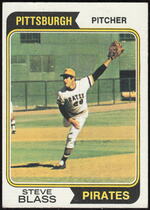 1974 Topps Base Set #595 Steve Blass