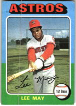 1975 Topps Base Set #25 Lee May