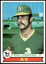 1979 Topps Base Set #29 Rick Langford