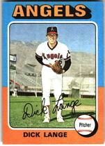 1975 Topps Base Set #114 Dick Lange