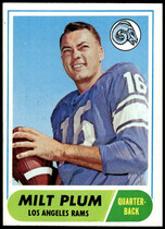 1968 Topps Base Set #104 Milt Plum