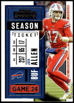 2020 Panini Contenders #90 Josh Allen