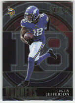 2021 Panini Select Numbers #SN-24 Justin Jefferson