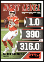 2021 Score Next Level Stats #NL2 Patrick Mahomes
