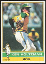 1976 Topps Base Set #115 Ken Holtzman