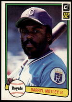 1982 Donruss Base Set #390 Darryl Motley