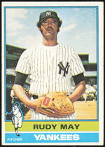 1976 Topps Base Set #481 Rudy May