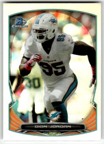 2014 Bowman Chrome Refractor #7 Dion Jordan