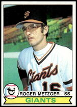 1979 Topps Base Set #167 Roger Metzger