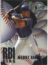 1996 Ultra RBI Kings Gold Medallion #6 Manny Ramirez