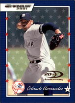2001 Donruss Base Set #100 Orlando Hernandez