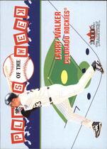 2002 Fleer Tradition Update Plays of the Week #9PW Larry Walker