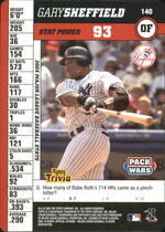 2005 Topps Pack Wars #140 Gary Sheffield