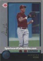 1998 Bowman Chrome #408 Dewayne Wise