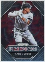 2021 Panini Prizm Fireworks #4 Aaron Judge