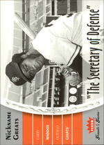 2006 Fleer Greats of the Game Nickname Greats #NG-GM Garry Maddox|The Secretary of Defense