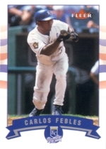 2002 Fleer Base Set #100 Carlos Febles