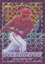 2021 Panini Chronicles Overdrive Purple Velocity #13 Juan Soto