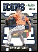 2021 Panini Absolute Icons Green #I-6 Justin Verlander