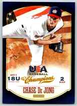2013 Panini USA Baseball Champions #114 Chase De Jong