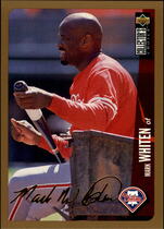 1996 Upper Deck Collectors Choice Gold Signature #673 Mark Whiten