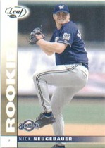 2002 Leaf Base Set #189 Nick Neugebauer