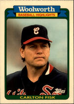 1990 Woolworths #13 Carlton Fisk