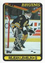 1990 Topps Base Set #343 Rejean Lemelin