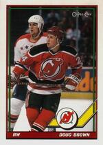 1991 O-Pee-Chee OPC Base Set #42 Doug Brown