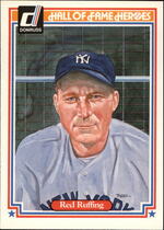 1983 Donruss Hall of Fame Heroes #31 Red Ruffing