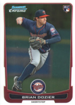 2012 Bowman Chrome Draft #39 Brian Dozier