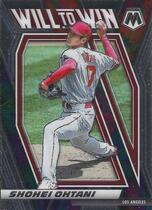 2021 Panini Mosaic Will to Win #8 Shohei Ohtani