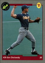 1991 Classic Draft Picks #35 Dan Cholowsky