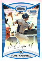 2008 Bowman Chrome Draft Prospects Refractors #BDPP91 Scott Campbell