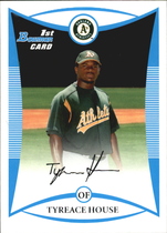 2008 Bowman Draft Prospects #BDPP8 Tyreace House