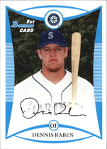 2008 Bowman Draft Prospects #BDPP50 Dennis Raben