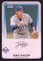 2011 Bowman Draft Prospects #BDPP39 Jake Hager