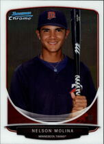 2013 Bowman Chrome Draft Draft Picks #BDPP76 Nelson Molina