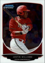 2013 Bowman Chrome Draft Draft Picks #BDPP94 Justin Williams