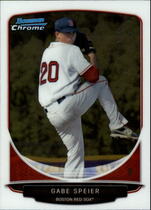 2013 Bowman Chrome Draft Draft Picks #BDPP98 Gabe Speier