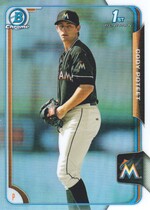 2015 Bowman Chrome Draft Refractor #108 Cody Poteet