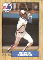 1987 O-Pee-Chee OPC Base Set #345 Andre Dawson