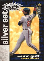 1995 Upper Deck Collectors Choice Crash the Game Silver Set Exchange #12 Fred McGriff