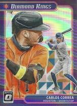2021 Donruss Optic Holo #12 Carlos Correa